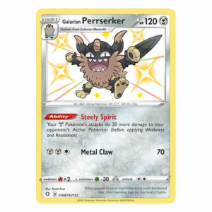Galarian Perrserker - SV087/SV122 - Shiny Rare