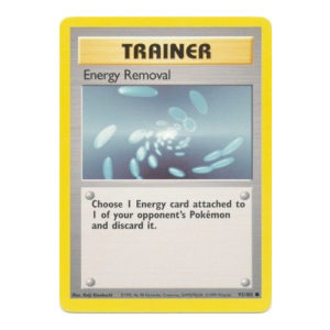 Base Set - Energy Removal - 92/102 - Common Unlimited