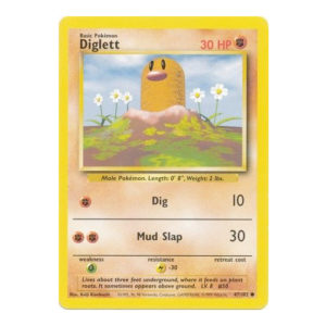 Base Set - Diglett - 47/102 - Common Unlimited
