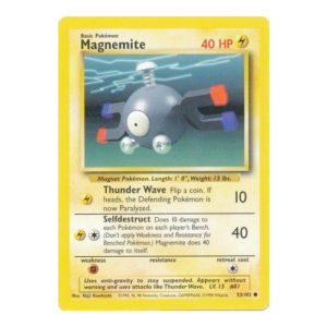 Base Set - Magnemite - 53/102 - Common Unlimited