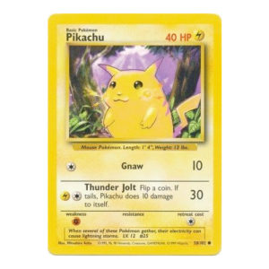 Base Set - Pikachu - 58/102 - Common Unlimited