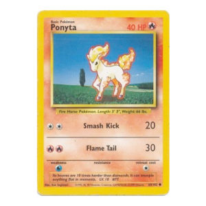 Base Set - Ponyta - 60/102 - Common Unlimited