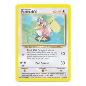 Base Set - Farfetch'd - 27/102 - Uncommon Unlimited