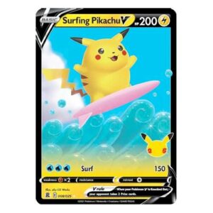 Surfing Pikachu V - 008/025 - Ultra Rare
