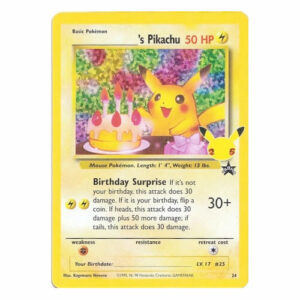 Birthday Pikachu - 24 - Holo Promo (Classic Collection)