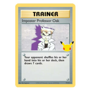 Imposter Professor Oak - 73/102 - Holo Rare (Classic Collection)