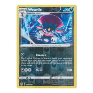 Weavile - 087/172 - Uncommon Reverse Holo