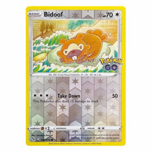 Ditto (Bidoof) - 059/078 - Common Reverse Holo Unpeeled