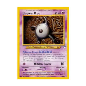 Neo Destiny - Unown X - 30/105 - Rare Unlimited