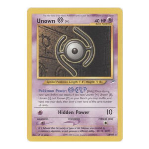 Neo Destiny - Unown H - 28/105 - Rare Unlimited