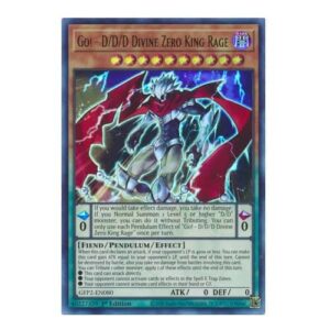 Go! - D/D/D Divine Zero King Rage - GFP2-EN080 - Ultra Rare 1st Edition