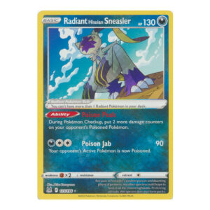 Radiant Hisuian Sneasler - 123/196 - Radiant Rare