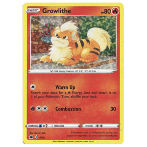 Growlithe - 4/15 - McDonald's Holo Promos 2022