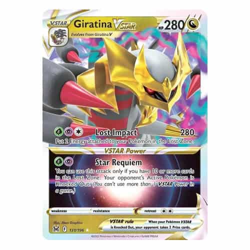 pokemon tcg lost origin 131 196 giratina vstar card : r/PokemonMisprints variation to centering Giratina Vstar 131/196 Pokmon Tcg