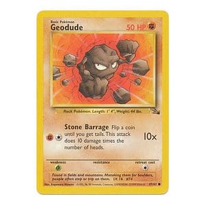 Fossil - Geodude - 47/62 - Common Unlimited