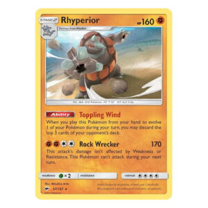 Rhyperior - 67/147 - Holo Rare