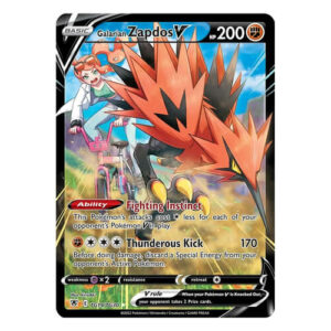 Galarian Zapdos V - TG19/TG30 - Ultra Rare