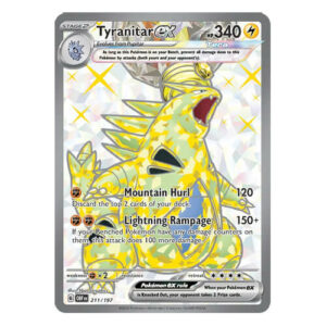Tyranitar ex - 211/197 - Full Art Secret Rare