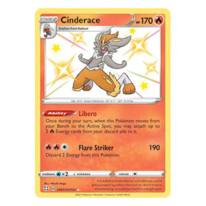 Cinderace - SV017/SV122 - Shiny Rare