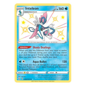 Inteleon - SV27/SV122 - Shiny Rare