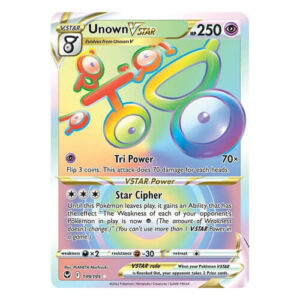 Unown VSTAR - 199/195 - Hyper Rare