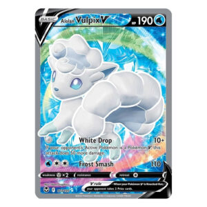 Alolan Vulpix V - 173/195 - Full Art Ultra Rare