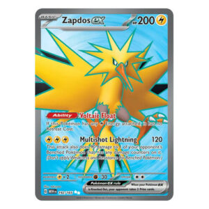 Zapdos ex - 192/165 - Full Art Secret Rare