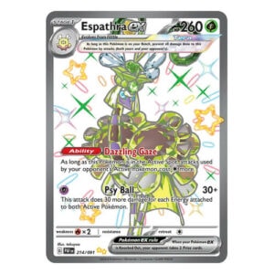 Espathra ex - 214/091 - Shiny Ultra Rare