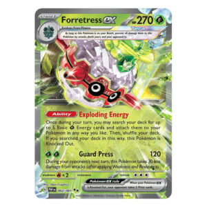 Forretress ex - 002/091 - Ultra Rare
