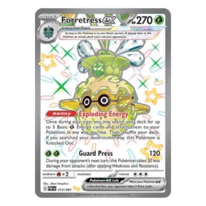 Forretress ex - 212/091 - Shiny Ultra Rare
