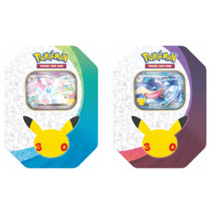 Pokémon: 30th Celebration - Tin - Sylveon ex & Greninja ex {COMBO}